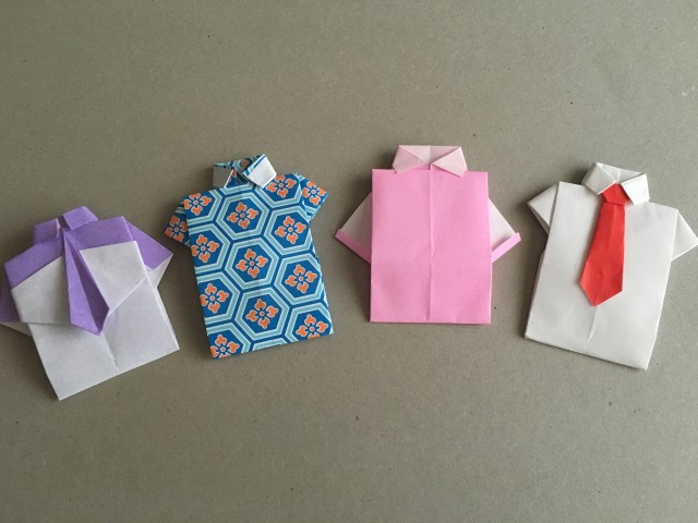 折り紙でワイシャツの折り方 ネクタイ付きなど色々集めました 育児の知恵袋 子育てに役立つ情報や悩みを解決