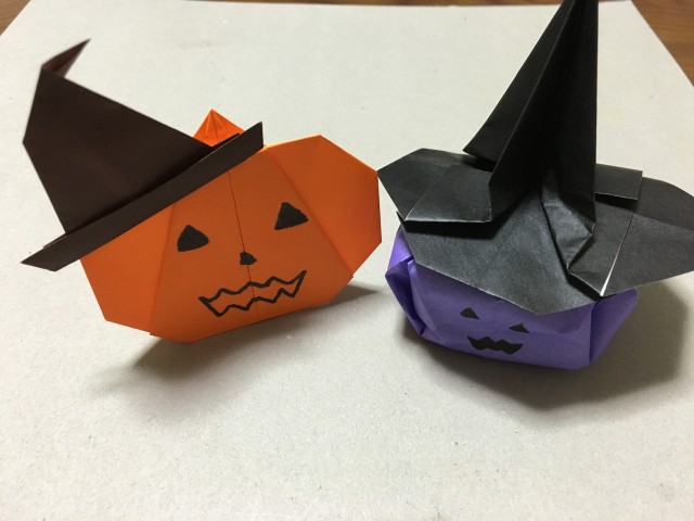 ハロウィンかぼちゃを折り紙で作ろう 簡単な物と立体の折り方 育児の知恵袋 子育てに役立つ情報や悩みを解決